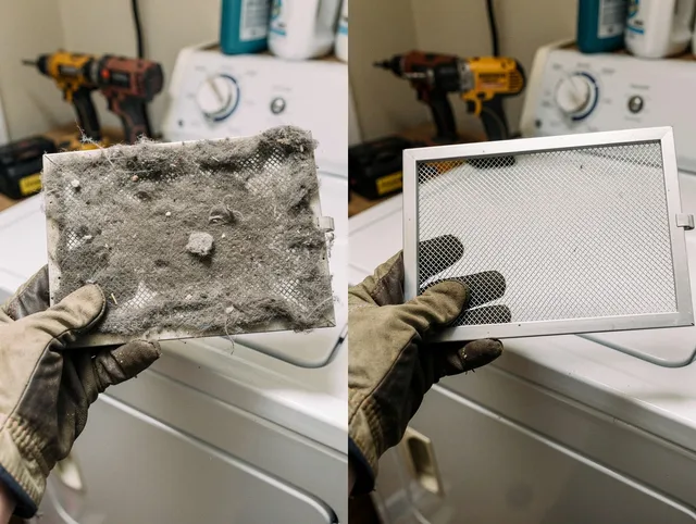 Professional lint trap cleaning by Wilmington Island Dryer Vent Cleaning in Wilmington Island