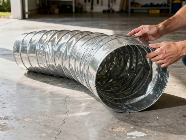 Wilmington Island Dryer Vent Cleaning specialist using advanced equipment for thorough duct cleaning in Wilmington Island